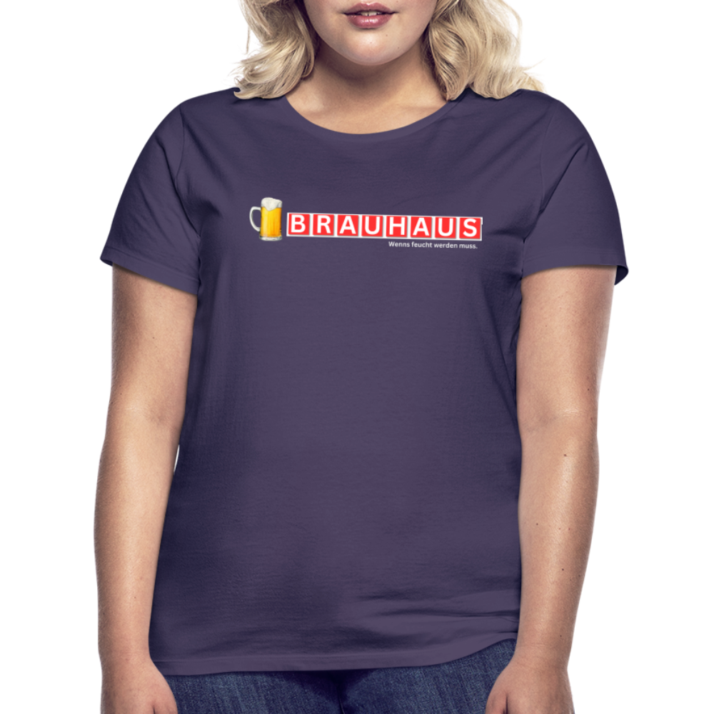 BRAUHAUS - Damen T-Shirt - Dunkellila