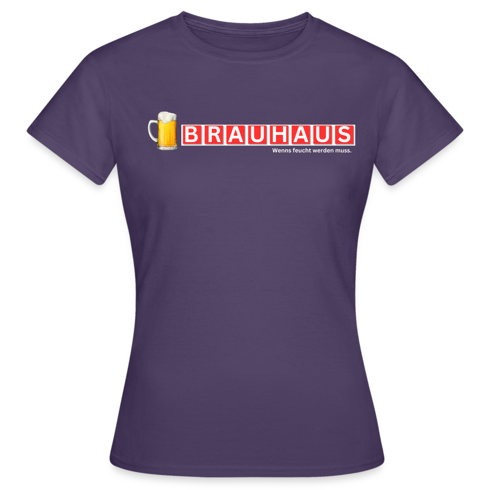 BRAUHAUS - Damen T-Shirt - Dunkellila