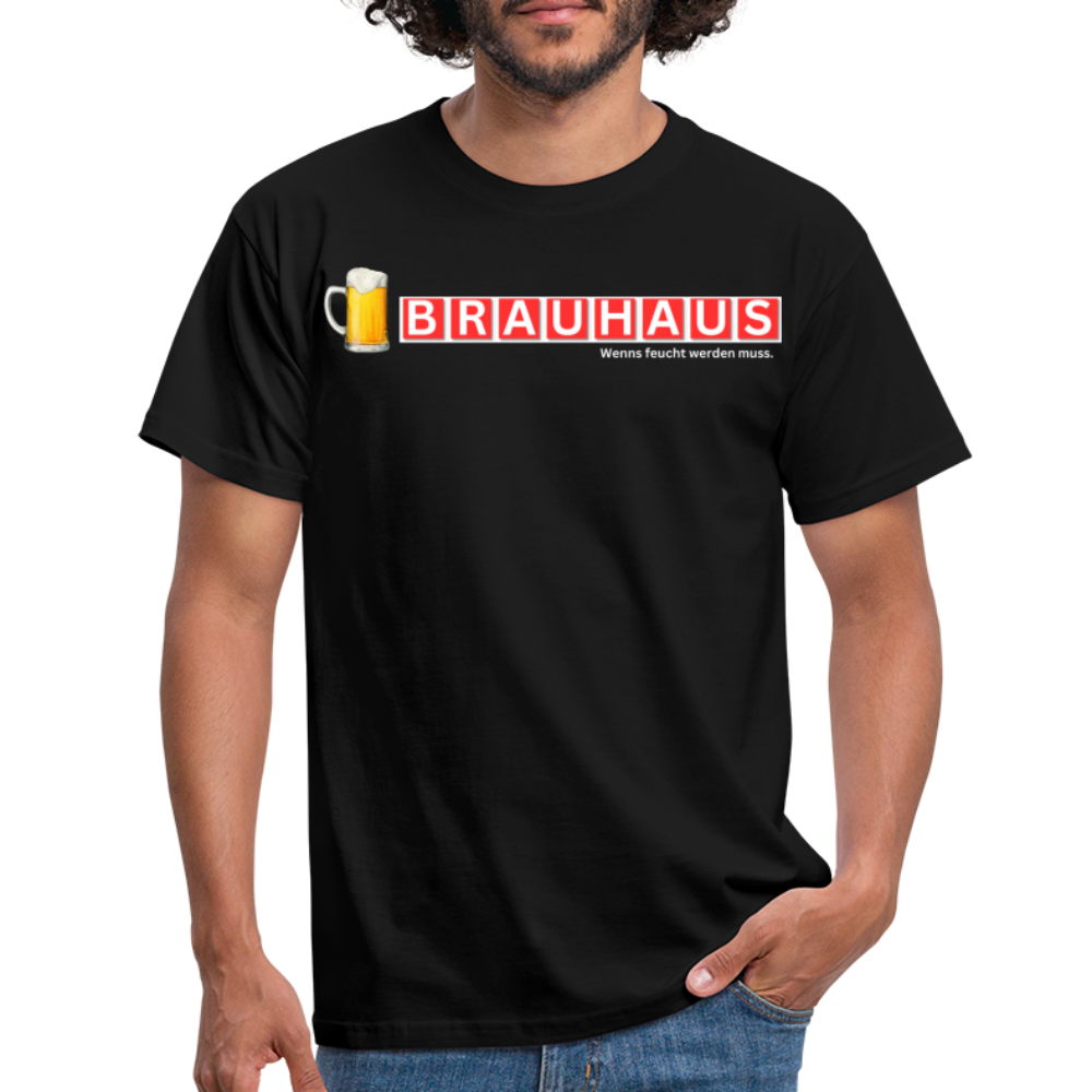 BRAUHAUS - Herren T-Shirt - Schwarz