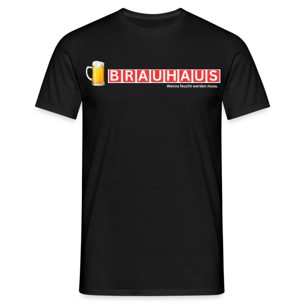 BRAUHAUS - Herren T-Shirt - Schwarz