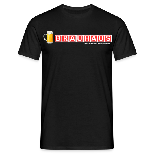 BRAUHAUS - Herren T-Shirt - Schwarz