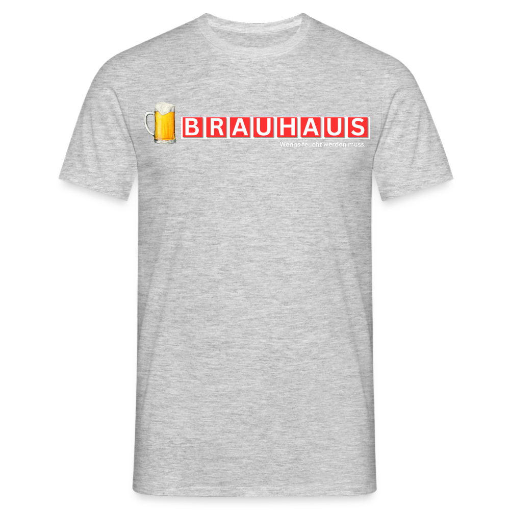 BRAUHAUS - Herren T-Shirt - Grau meliert