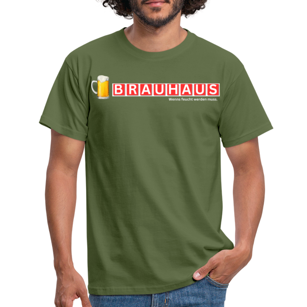 BRAUHAUS - Herren T-Shirt - Militärgrün