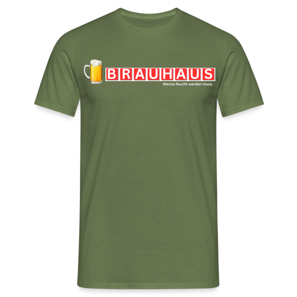 BRAUHAUS - Herren T-Shirt - Militärgrün