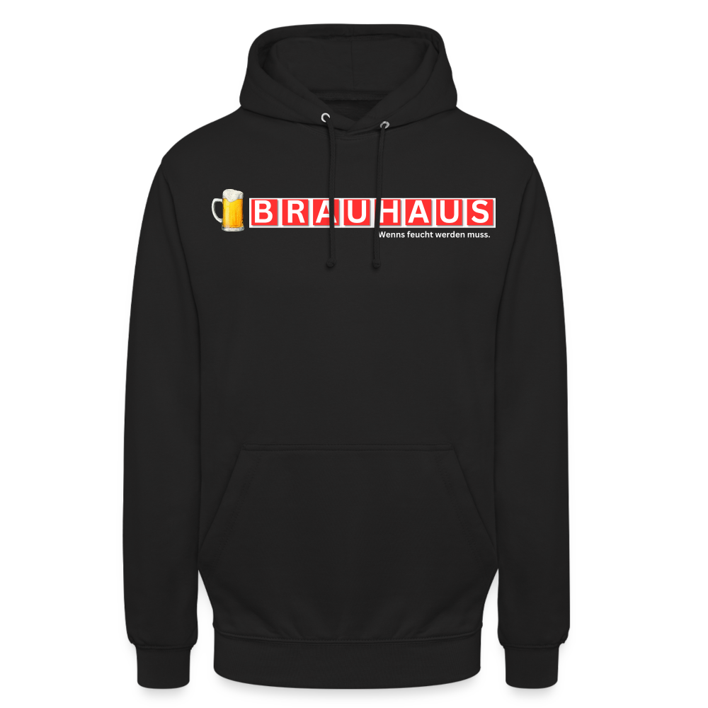 BRAUHAUS - Unisex Hoodie - Schwarz