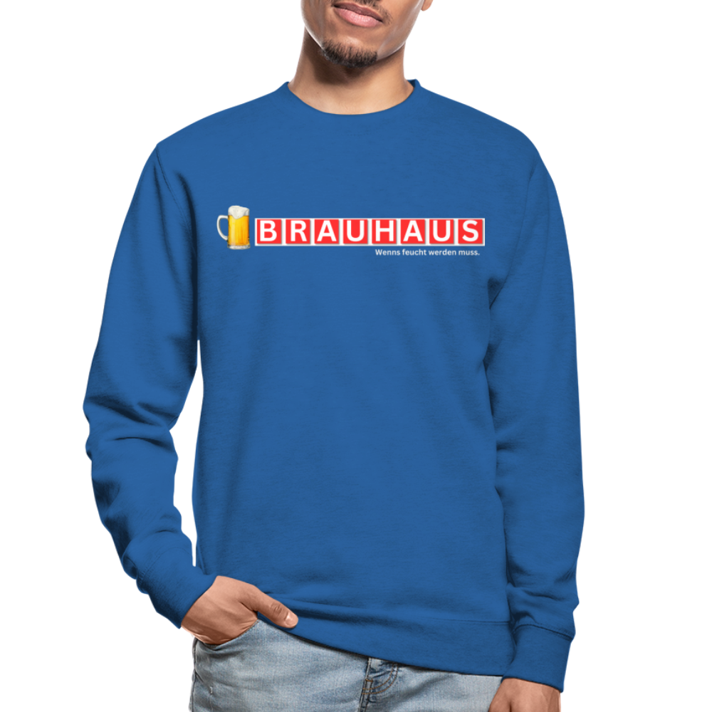 BRAUHAUS - Unisex Pullover - Royalblau