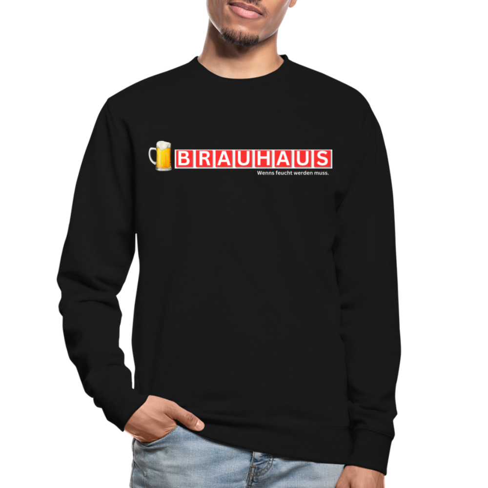 BRAUHAUS - Unisex Pullover - Schwarz