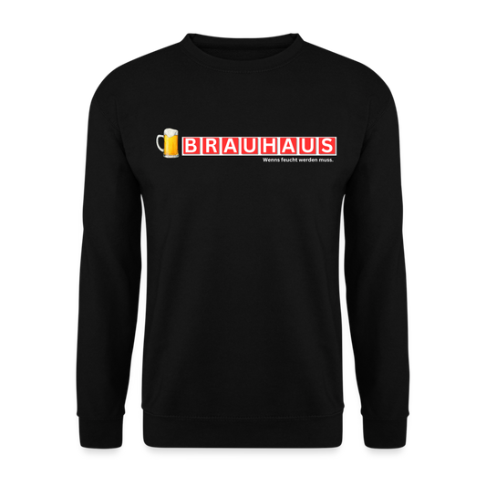 BRAUHAUS - Unisex Pullover - Schwarz