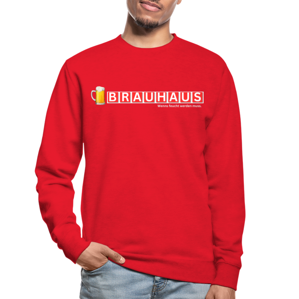 BRAUHAUS - Unisex Pullover - Rot