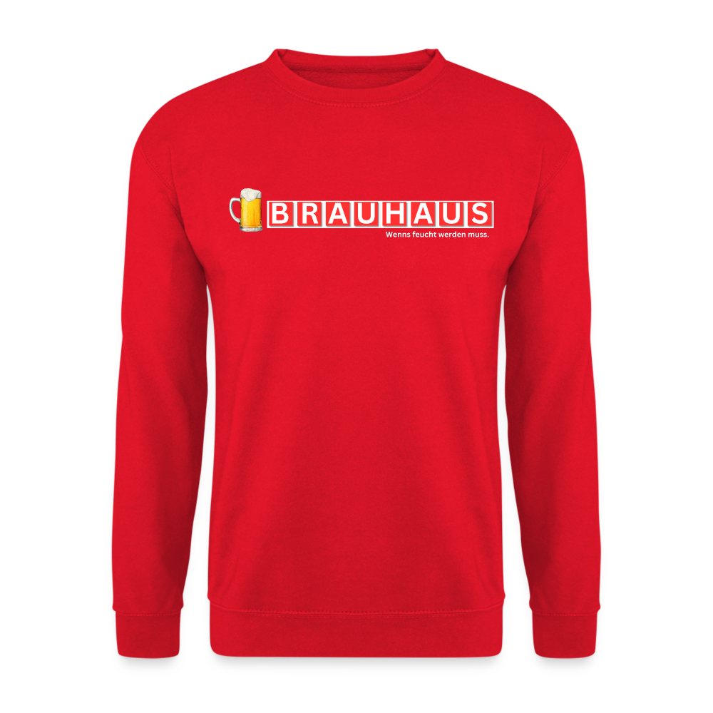 BRAUHAUS - Unisex Pullover - Rot