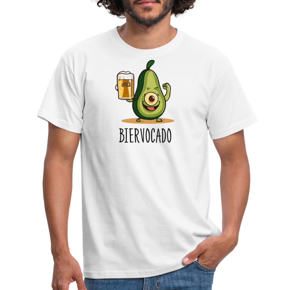 BIERVOCADO - Herren T-Shirt - weiß