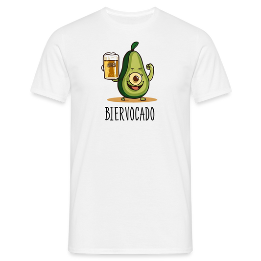 BIERVOCADO - Herren T-Shirt - weiß