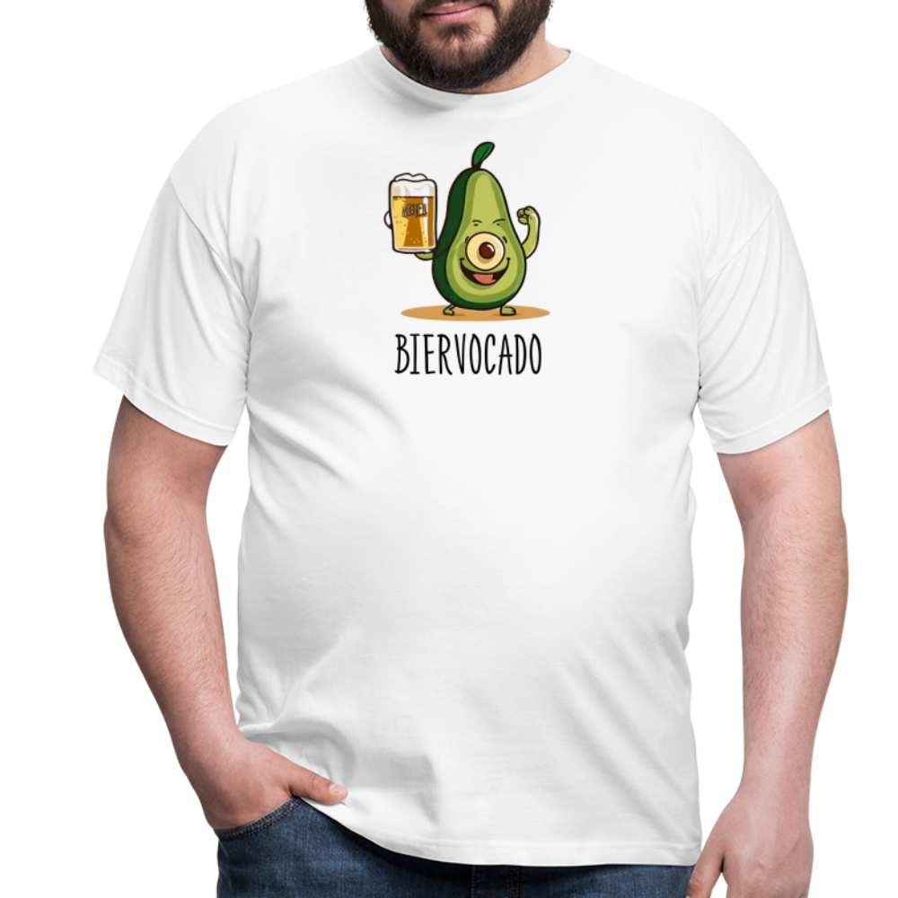 BIERVOCADO - Herren T-Shirt - weiß