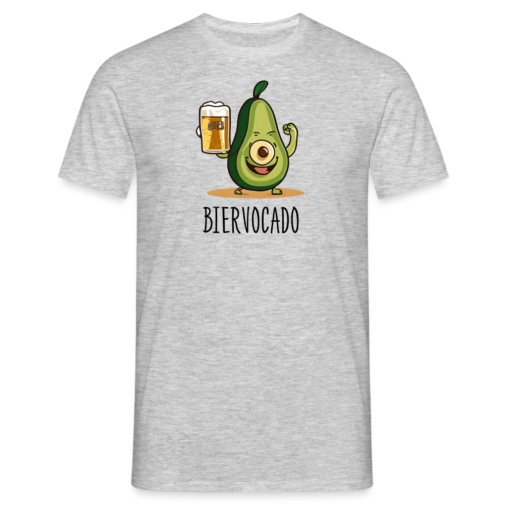 BIERVOCADO - Herren T-Shirt - Grau meliert