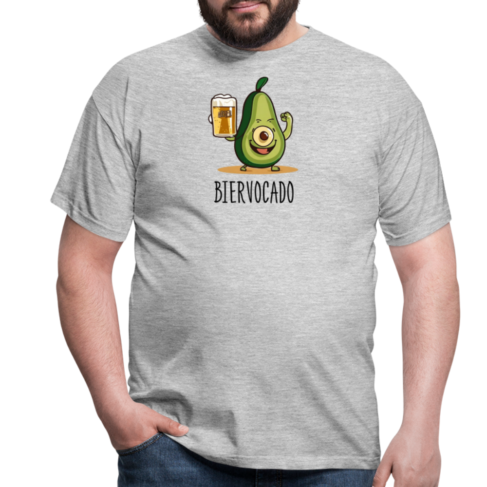 BIERVOCADO - Herren T-Shirt - Grau meliert