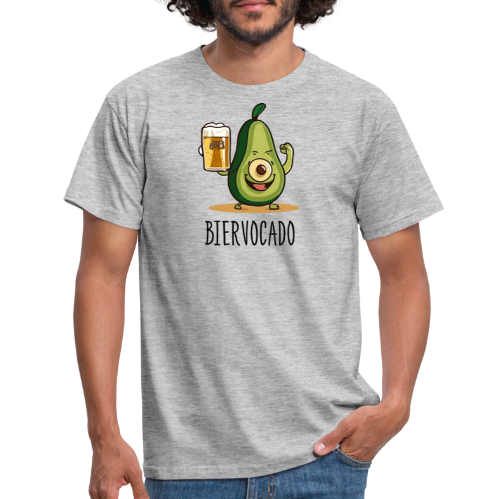 BIERVOCADO - Herren T-Shirt - Grau meliert