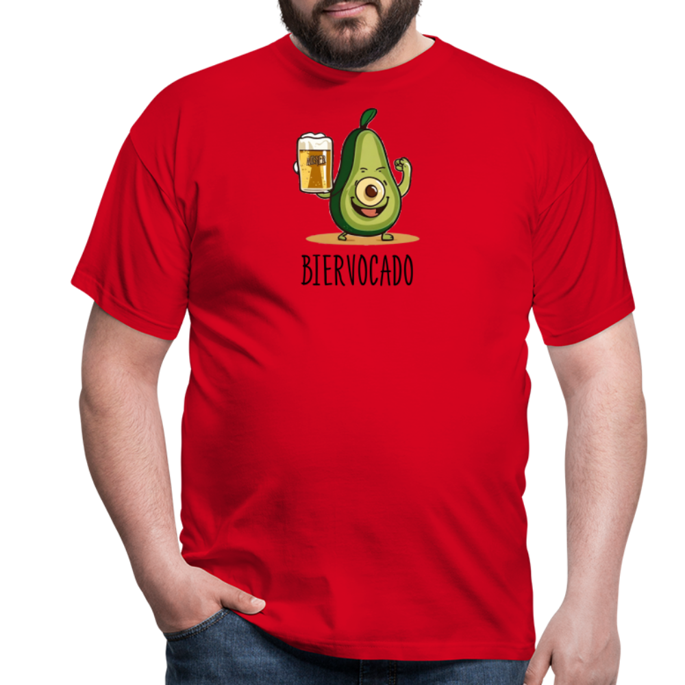 BIERVOCADO - Herren T-Shirt - Rot