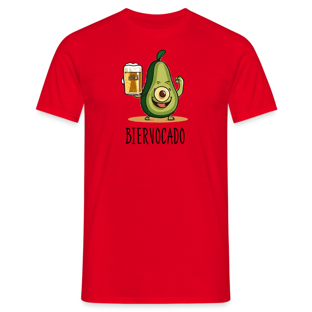 BIERVOCADO - Herren T-Shirt - Rot