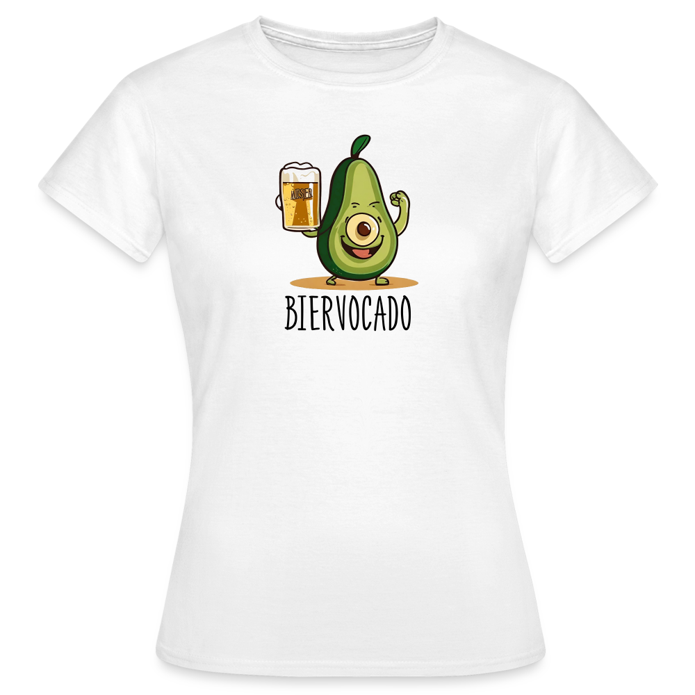 BIERVOCADO - Damen T-Shirt - weiß