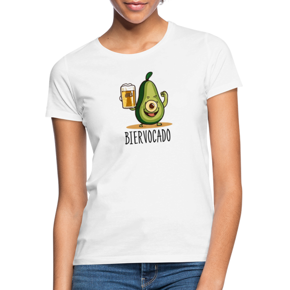 BIERVOCADO - Damen T-Shirt - weiß