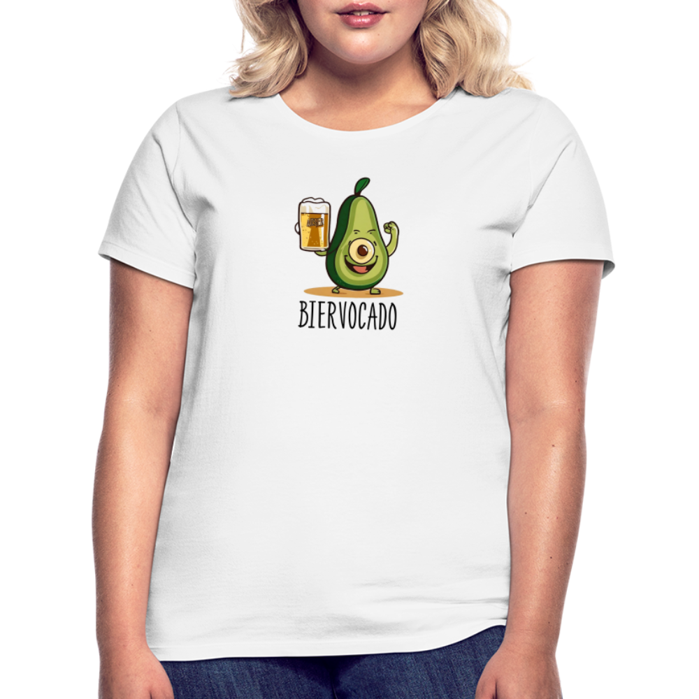 BIERVOCADO - Damen T-Shirt - weiß