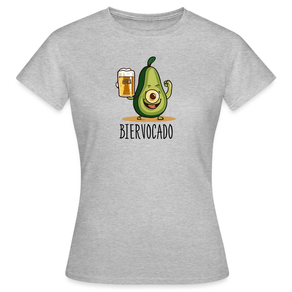 BIERVOCADO - Damen T-Shirt - Grau meliert