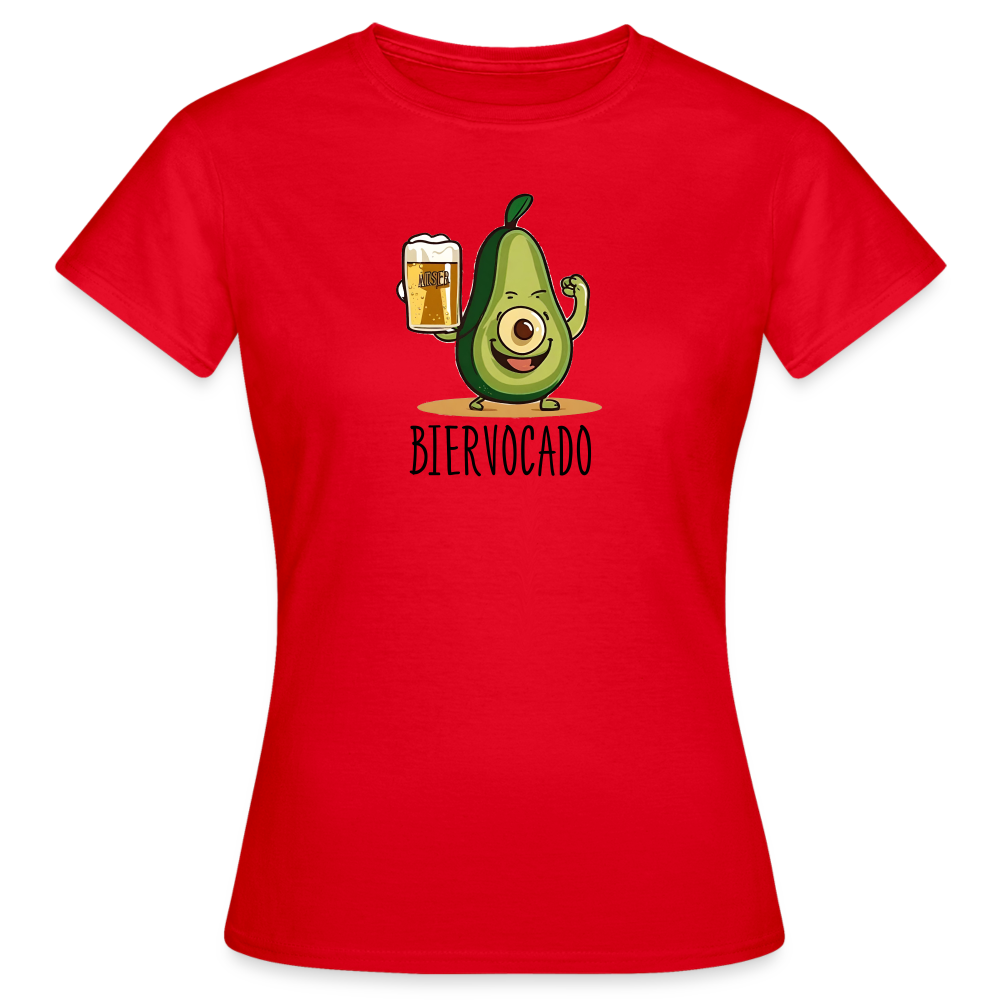 BIERVOCADO - Damen T-Shirt - Rot