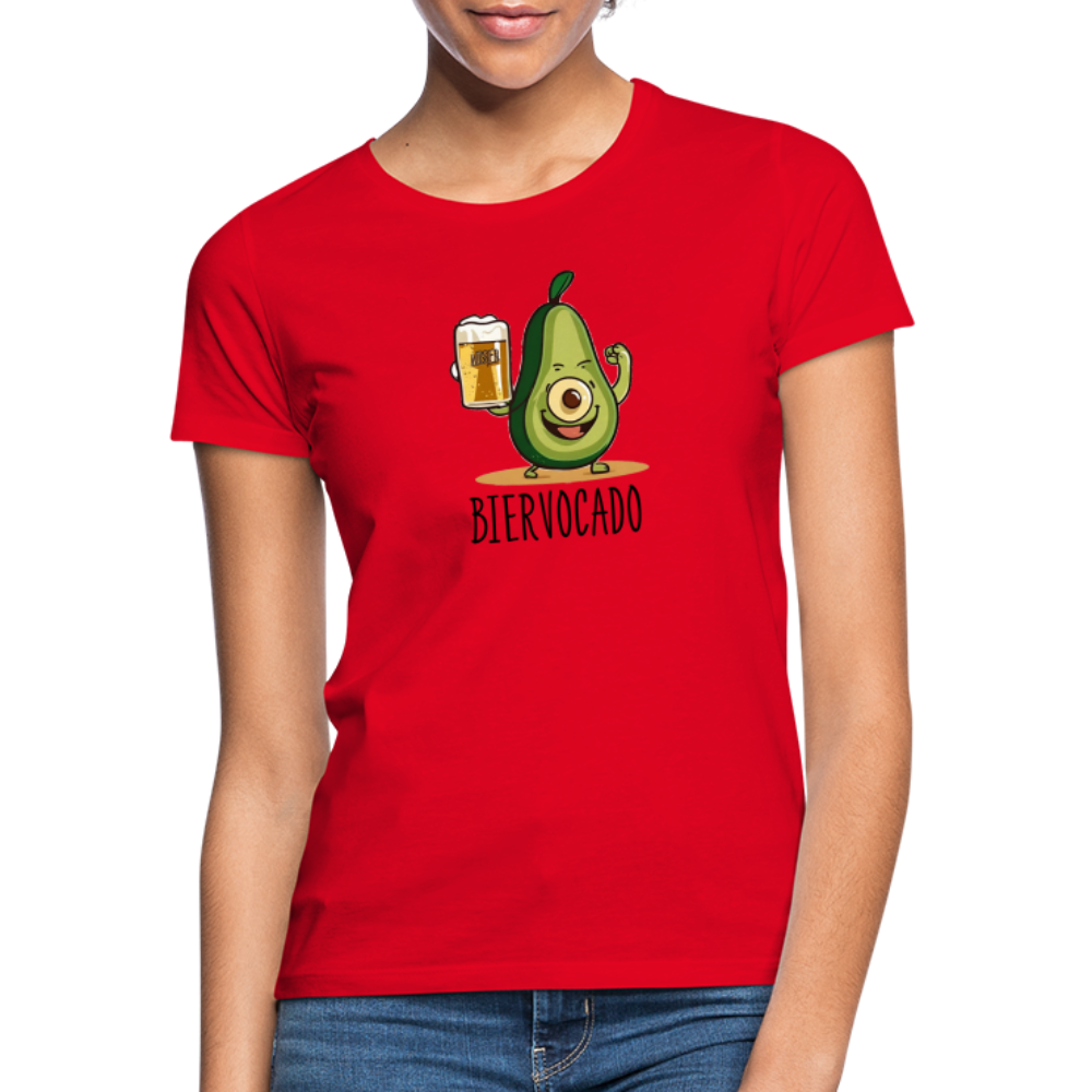 BIERVOCADO - Damen T-Shirt - Rot