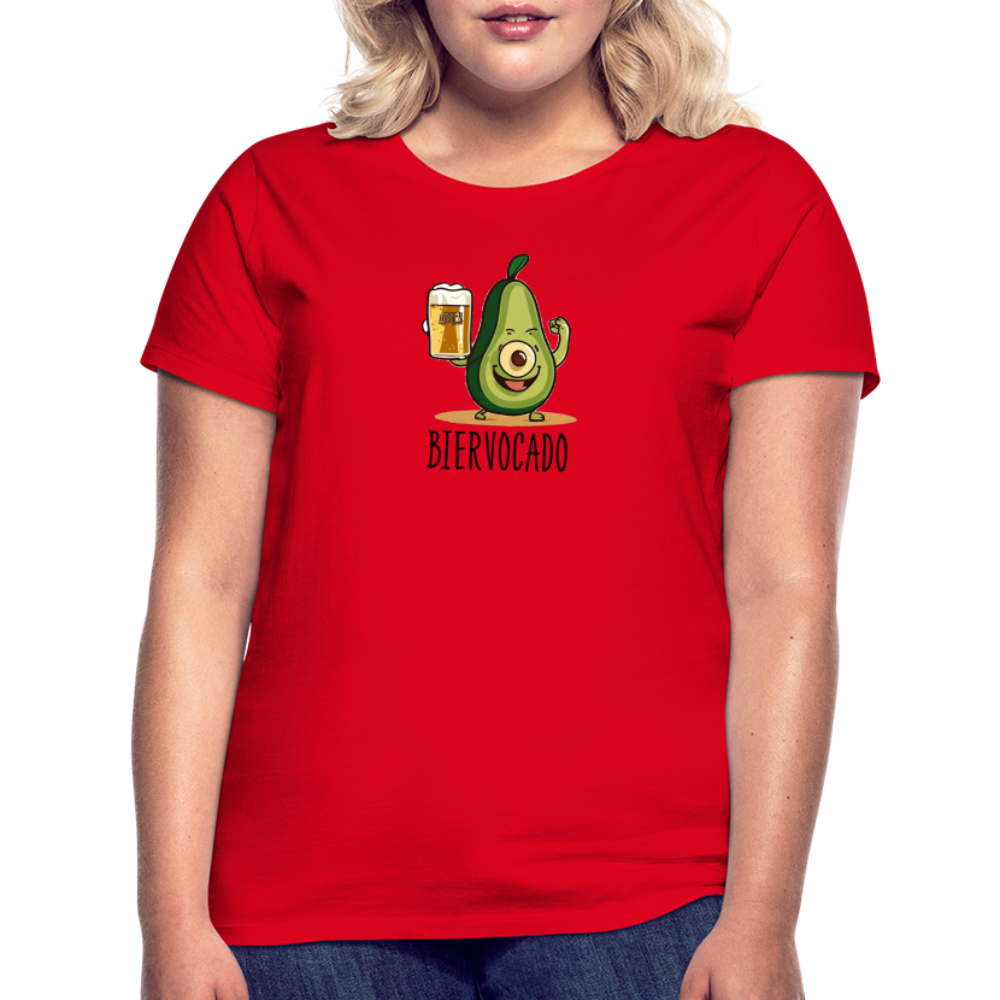 BIERVOCADO - Damen T-Shirt - Rot