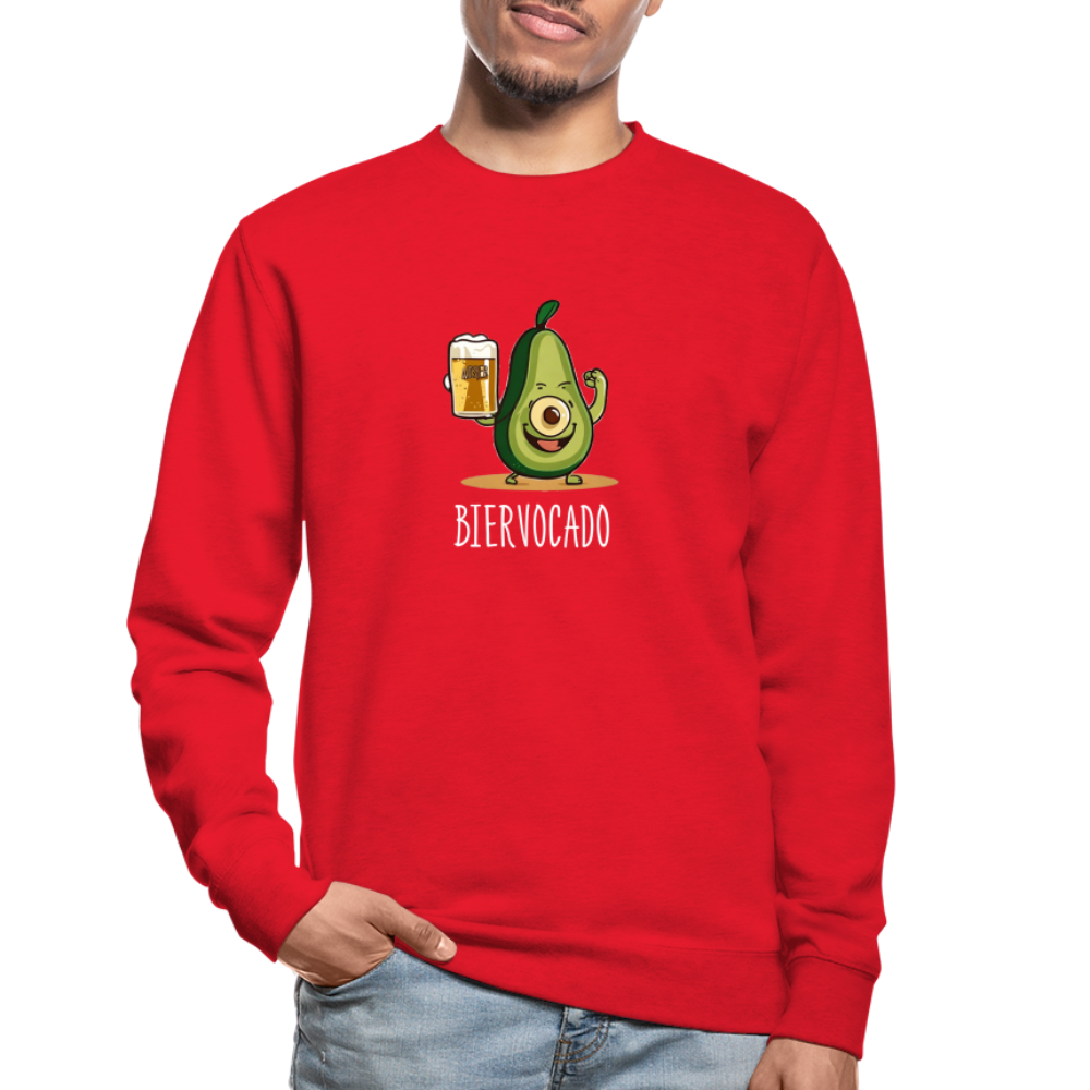 BIERVOCADO - Unisex Pullover - Rot