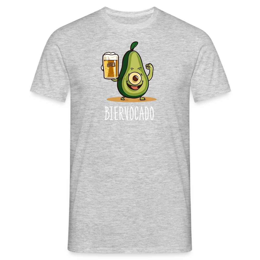 BIERVOCADO - Herren T-Shirt - Grau meliert