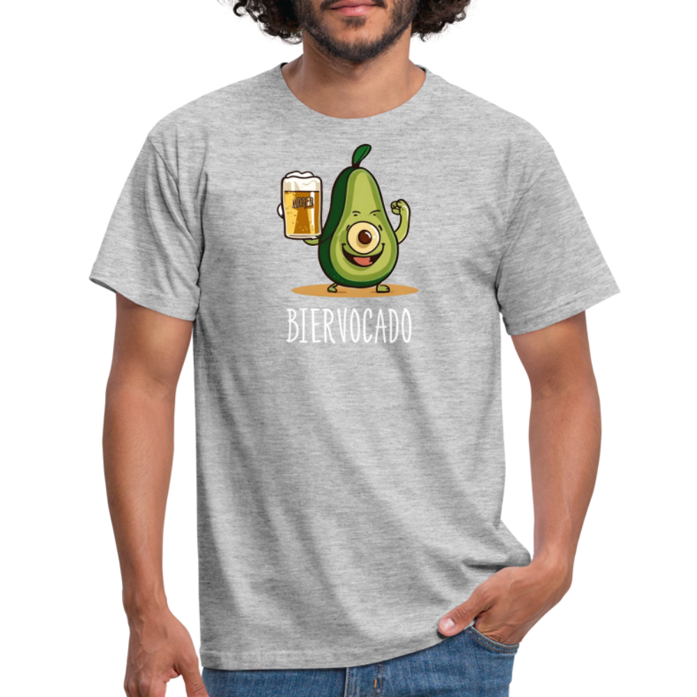 BIERVOCADO - Herren T-Shirt - Grau meliert