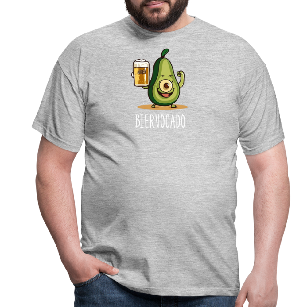 BIERVOCADO - Herren T-Shirt - Grau meliert