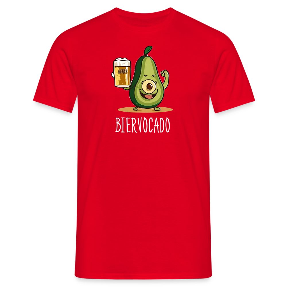 BIERVOCADO - Herren T-Shirt - Rot