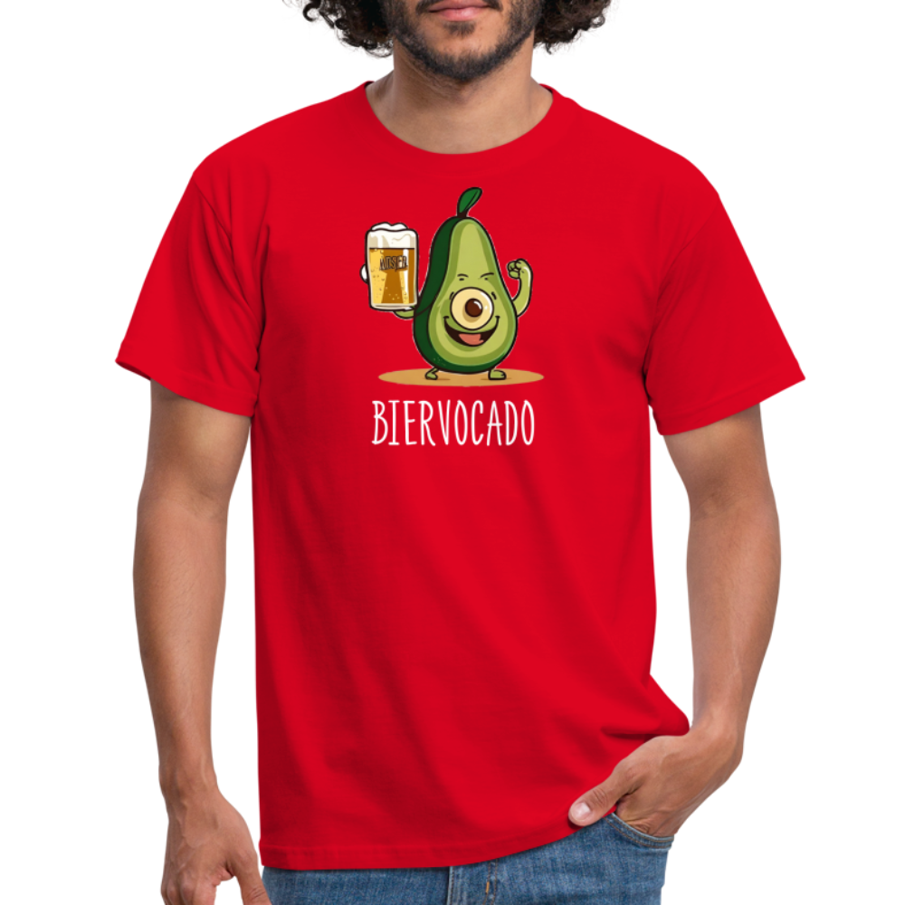 BIERVOCADO - Herren T-Shirt - Rot