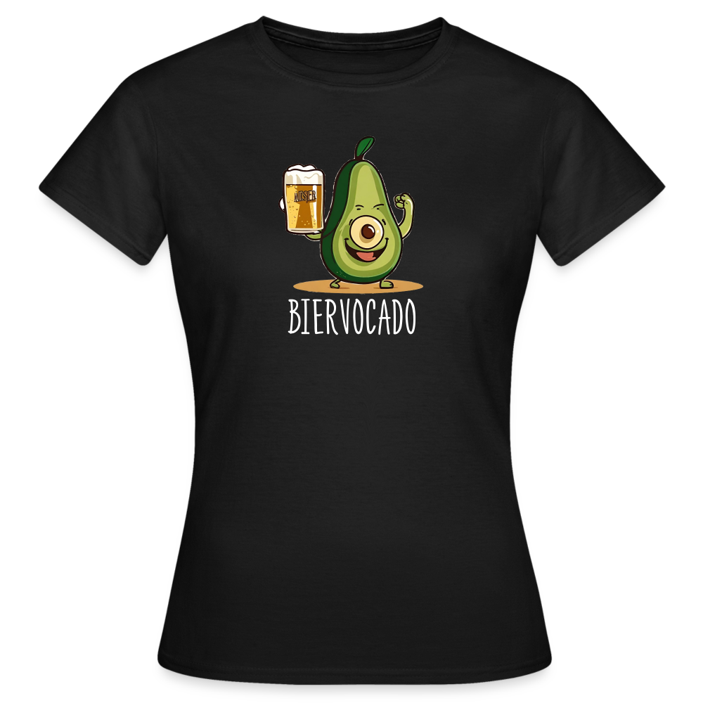 BIERVOCADO - Damen T-Shirt - Schwarz