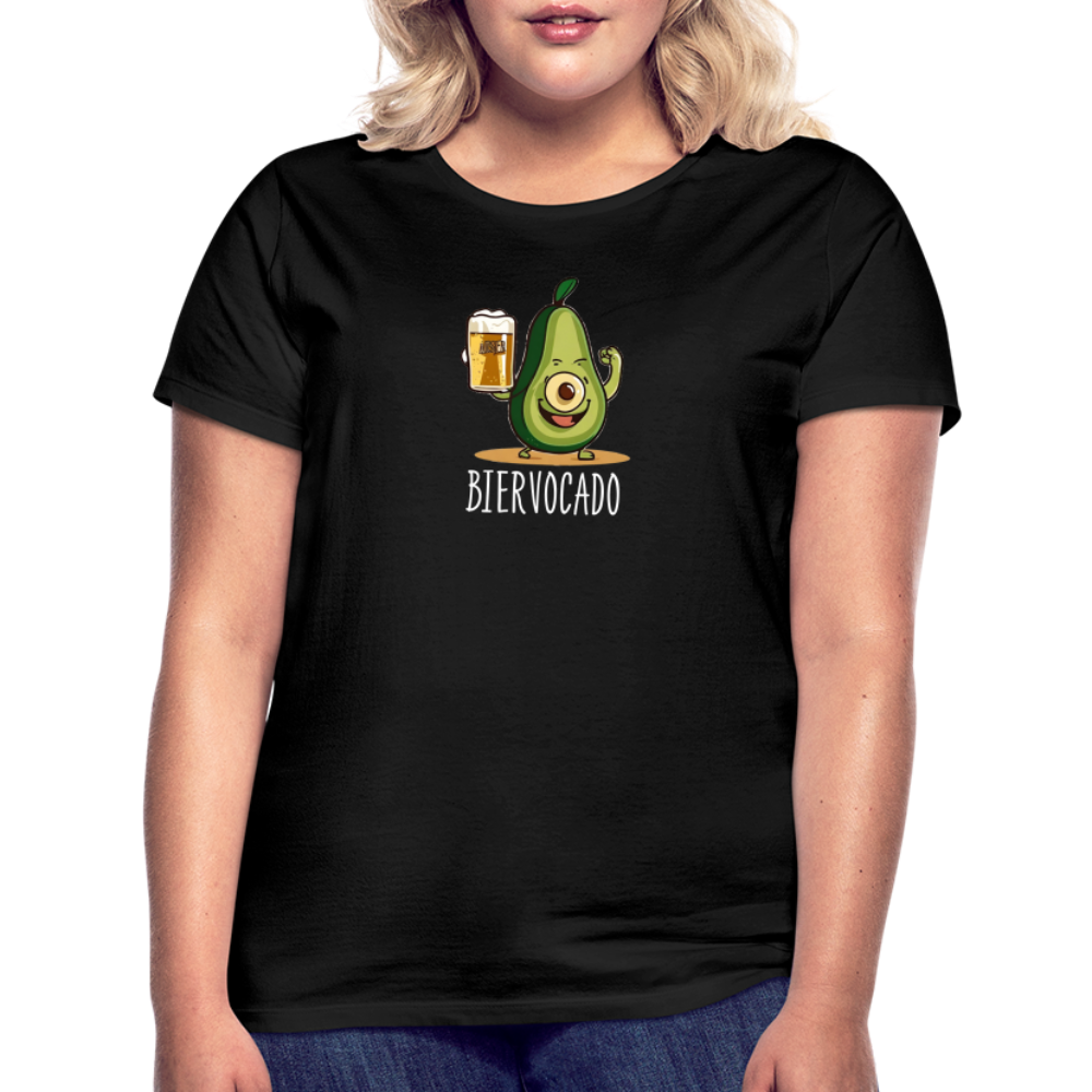 BIERVOCADO - Damen T-Shirt - Schwarz