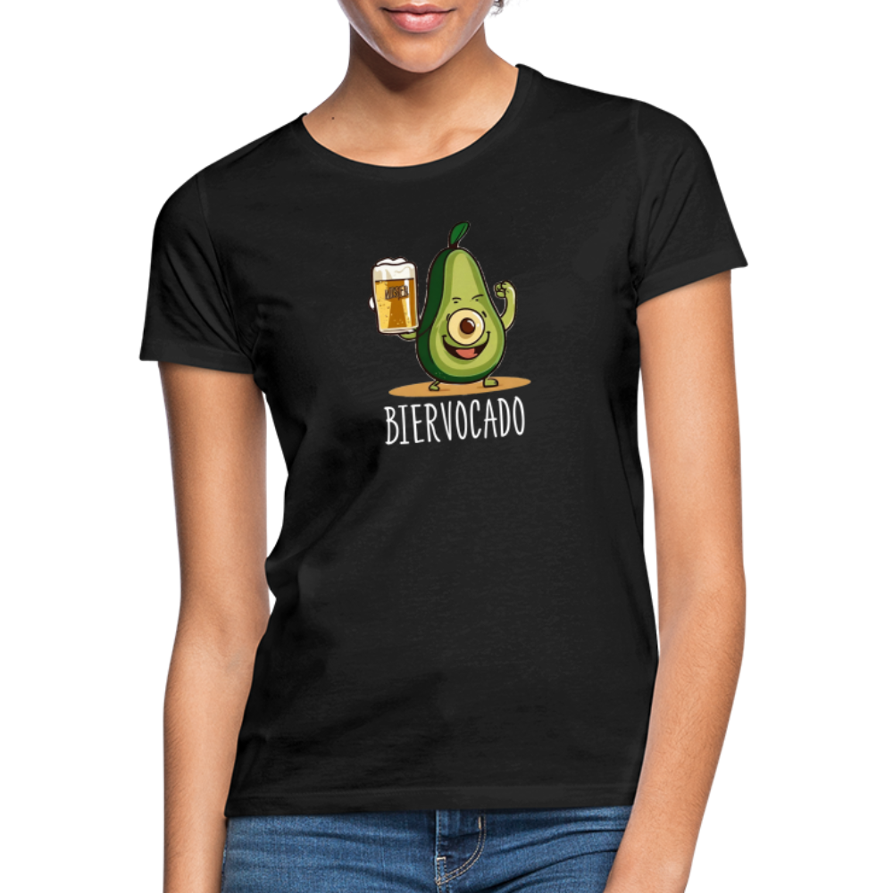 BIERVOCADO - Damen T-Shirt - Schwarz