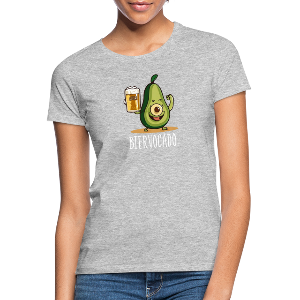 BIERVOCADO - Damen T-Shirt - Grau meliert