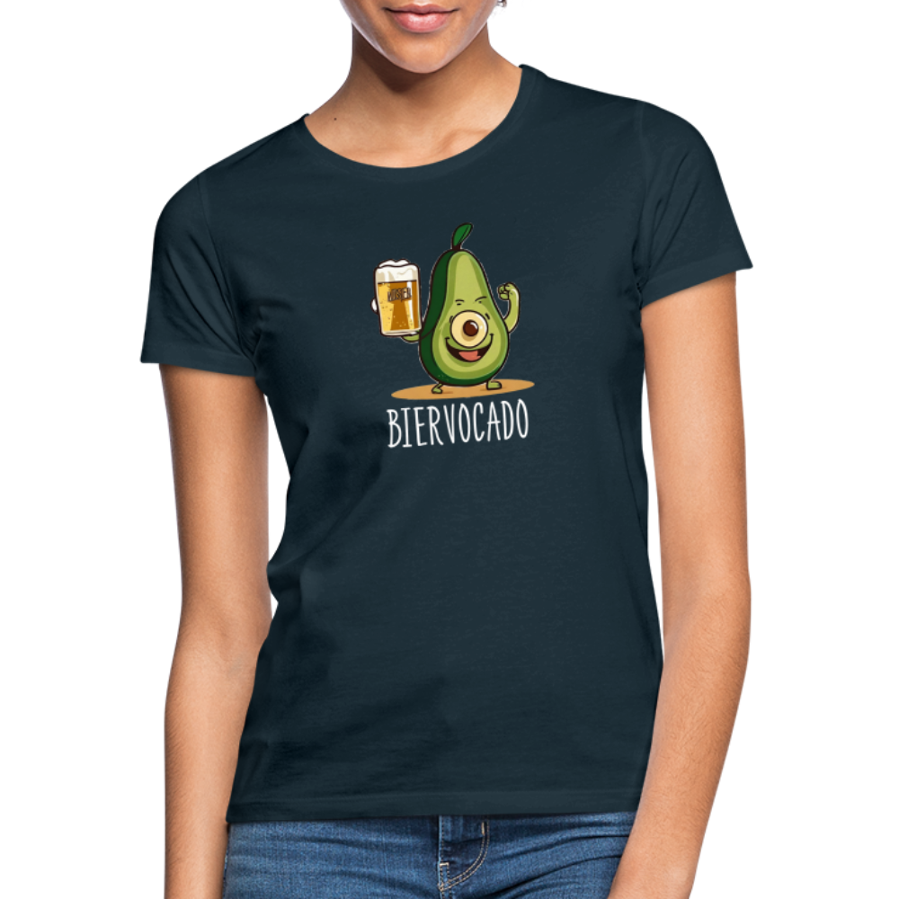 BIERVOCADO - Damen T-Shirt - Navy