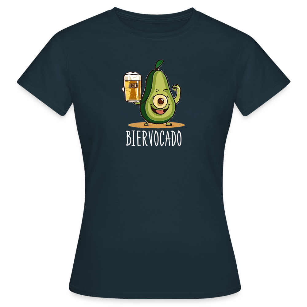 BIERVOCADO - Damen T-Shirt - Navy