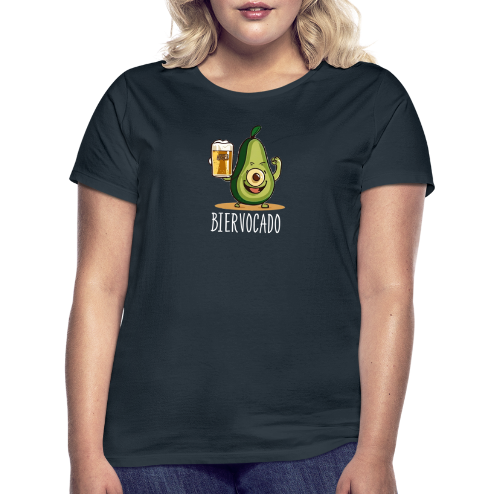 BIERVOCADO - Damen T-Shirt - Navy