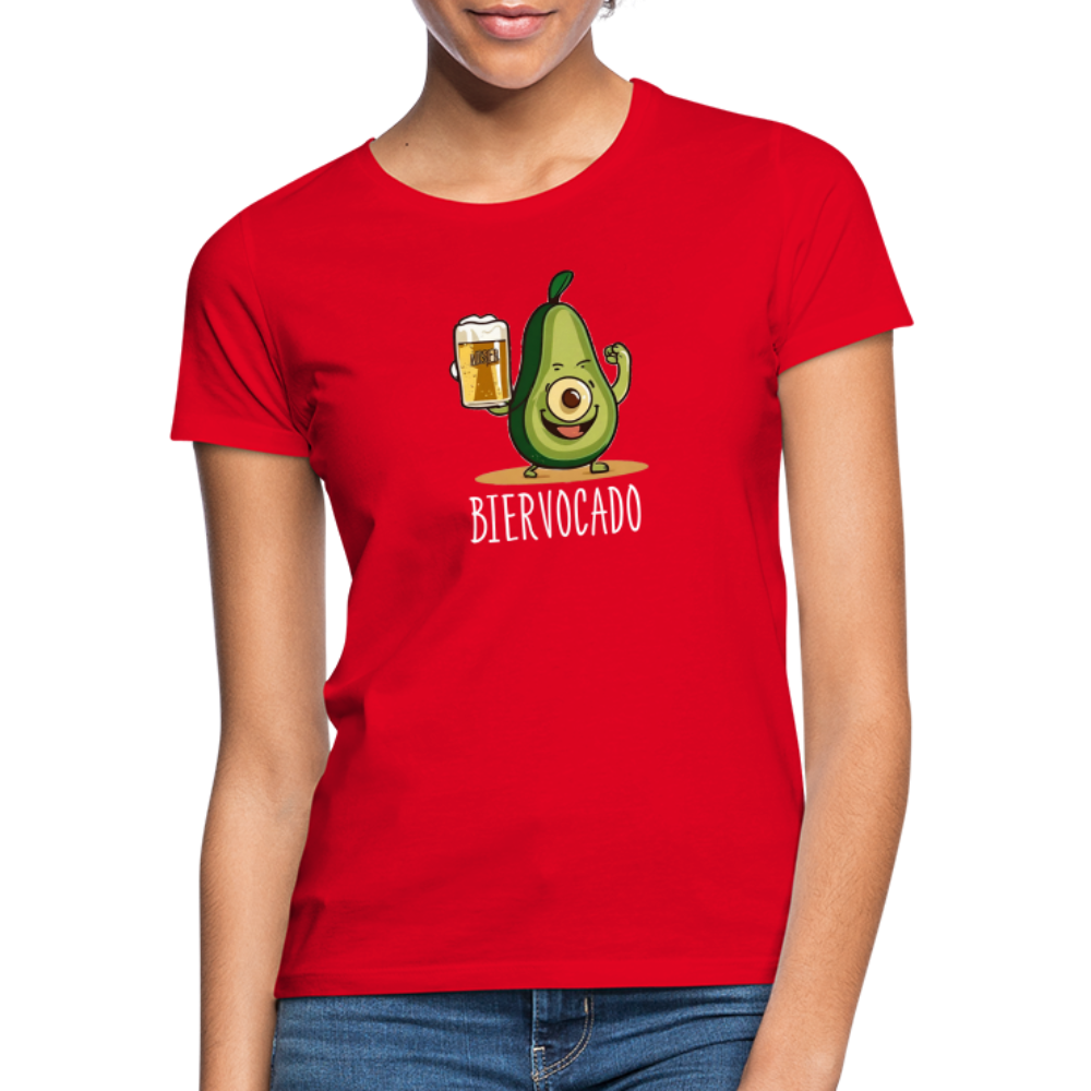 BIERVOCADO - Damen T-Shirt - Rot