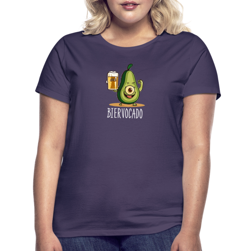 BIERVOCADO - Damen T-Shirt - Dunkellila