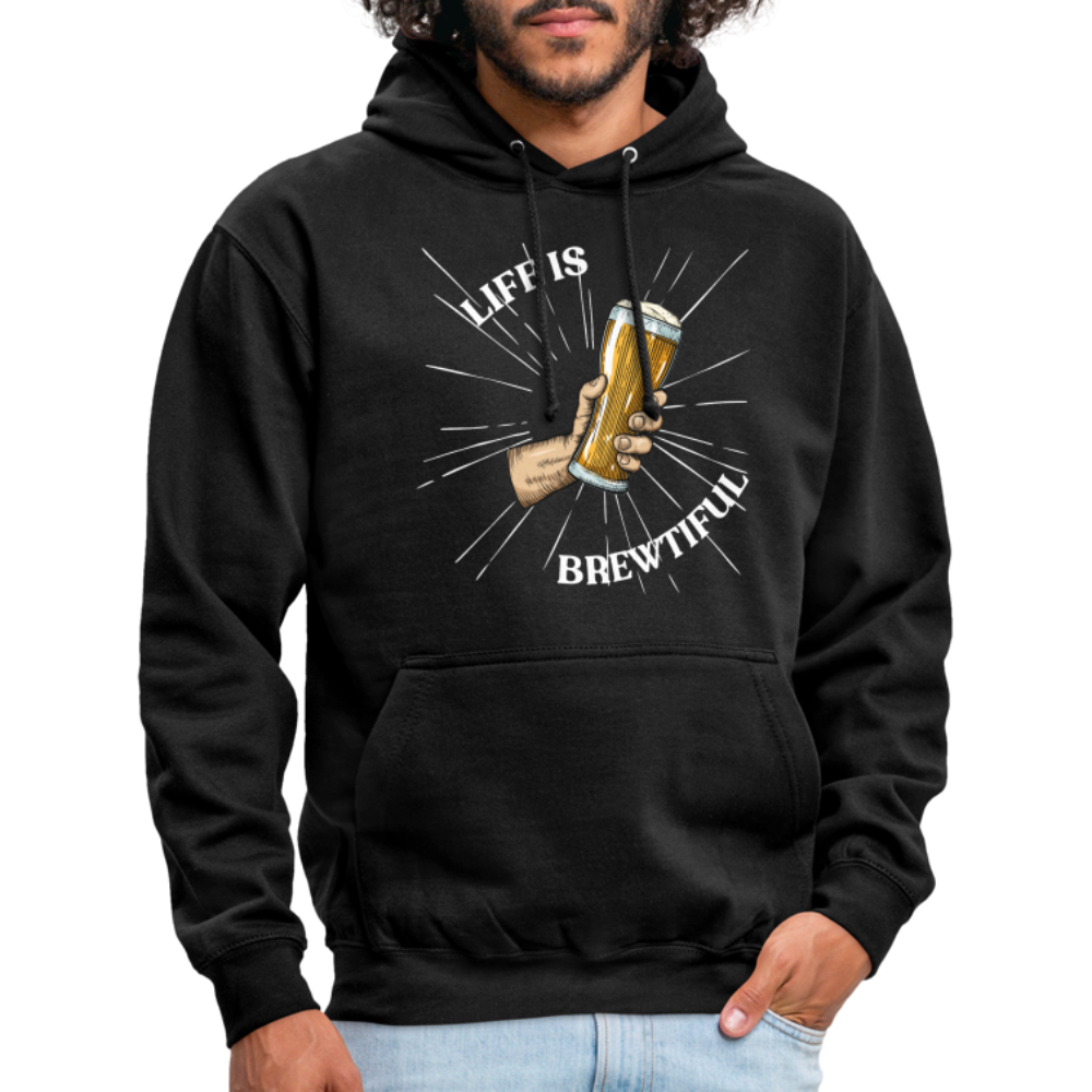 LIFE IS BREWTIFUL - Unisex Hoodie - Schwarz