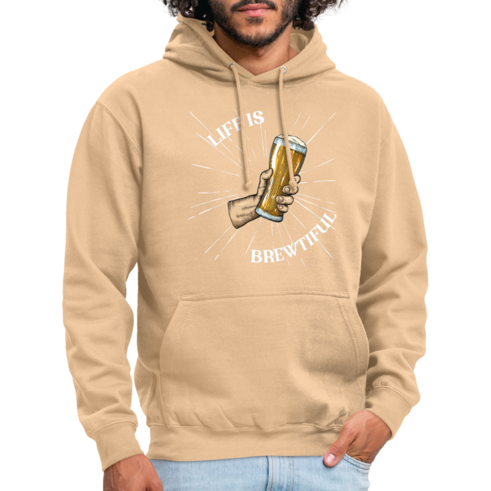 LIFE IS BREWTIFUL - Unisex Hoodie - Beige