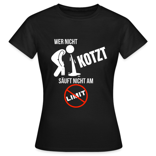 AM LIMIT - Damen T-Shirt - Schwarz
