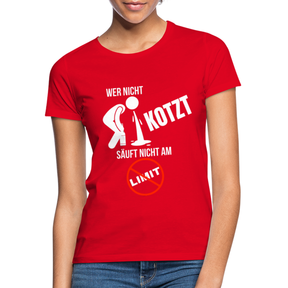 AM LIMIT - Damen T-Shirt - Rot