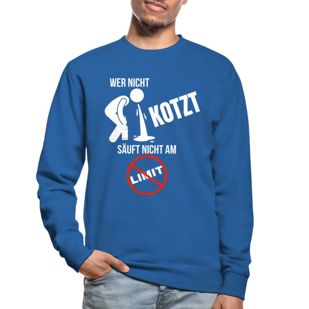 AM LIMIT - Unisex Pullover - Royalblau