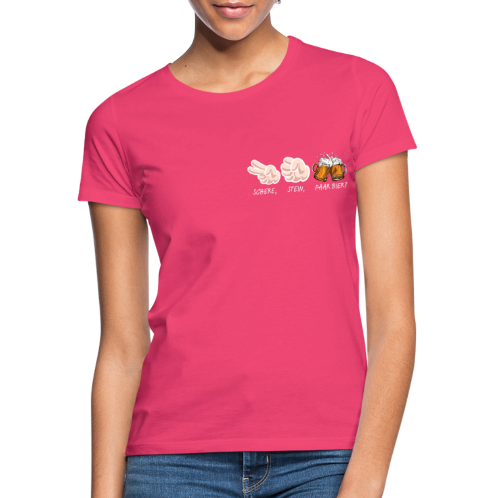 SCHERE STEIN - Damen T-Shirt - Azalea